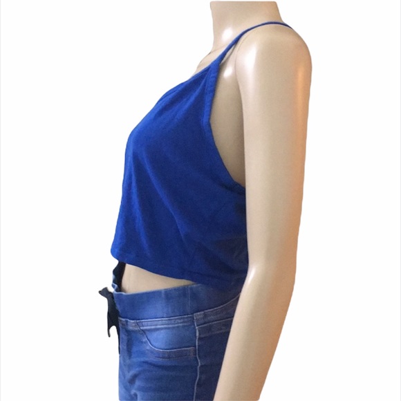 Charlotte Russe crop top. Sz L 💙 - Picture 4 of 5